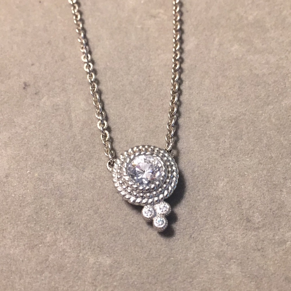 Judith Ripka Diamonique Station Necklace
